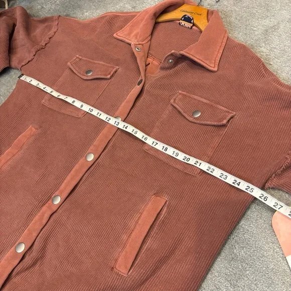 ARULA Corduroy Jacket in Dusty Rose - Picture 9 of 11